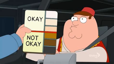 peter griffin color chart meme.